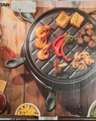 Piastra grill e raclette