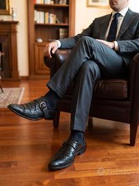 Mocassini Uomo Cesare Paciotti Neri Fibbia 44