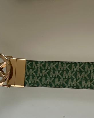 Cintura michael kors originale double bianco verde