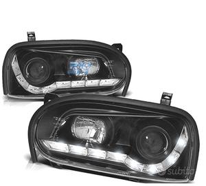 FARI VOLKSWAGEN VW GOLF 3 LED DIURNA NERI