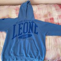 Felpa Leone azzurra