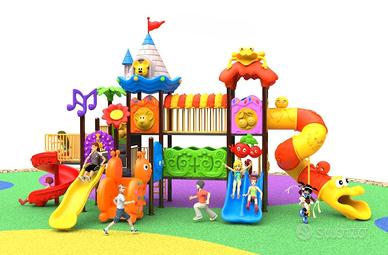 Parco Giochi da Esterno x Bambini x Scuole, Ville