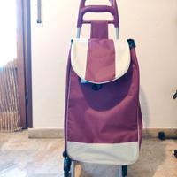 carrello spesa 3 ruote trolley nuovo
