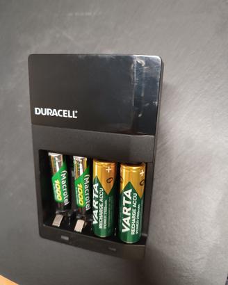 Caricabatterie DURACELL per batterie "stilo"