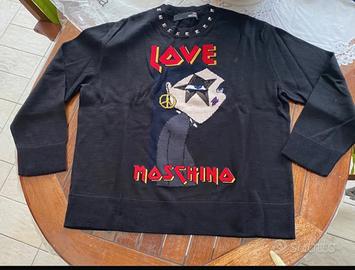 Maglione lana love moschino nuovo tg 46