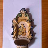Acquasantiera in ceramica Saldarelli Terlizzi