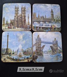 Sottobicchieri e matite direttamente da Londra