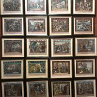 Serie biblica completa Raffaello 20 stampe incise