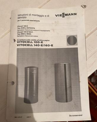 Serbatoio accuumulo acqua calda