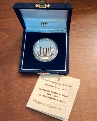 Medaglia Arg. Juventus Campione d'ITALIA 1985/1986