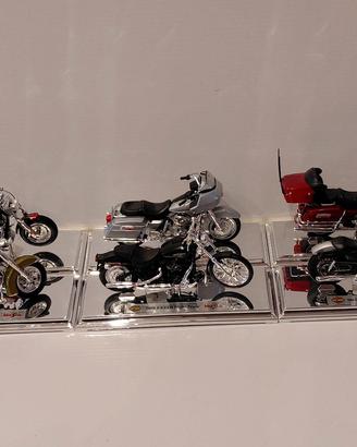 Lotto modelli Harley Davidson die cast 1/18