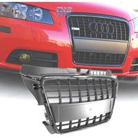 GRIGLIA AUDI A3 8P 08-12 LOOK S LINE NERO LUCIDO