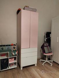 Guardaroba componibile per cameretta SMÅSTAD