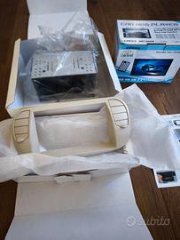 Mascherina ed autoradio 2 DIN FIAT 500 avorio