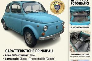 Fiat 500 L - Certificata ASI - Revisione fino 2027