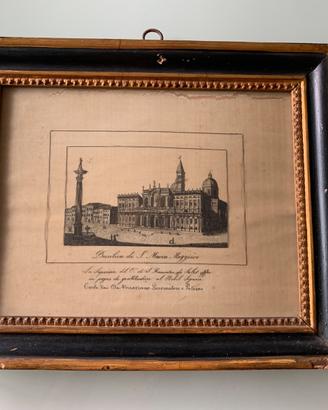 Stampa vintage Basilica S. Maria Maggiore