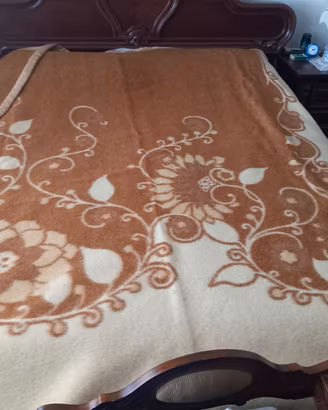 Coperta pura lana vergine 2.15 x 2.47