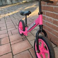 Bicicletta senza pedali da bambina