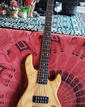 basso elettrico g&l tribute 5 corde.