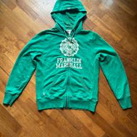 felpa con zip di franklin marshall