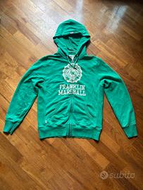 felpa con zip di franklin marshall