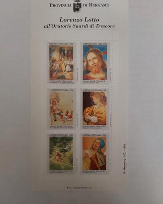 Francobolli chiudilettera di Lorenzo Lotto 
