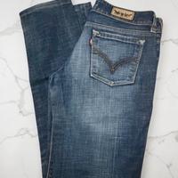 Jeans Levi's 571 Slim Fit W30 L34 blu denim