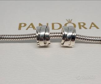Coppia Clip Pandora Originali Nastri