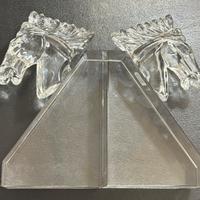 Cavalli fermalibri  in vetro