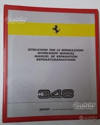 Ferrari 348 manuale officina riparazione