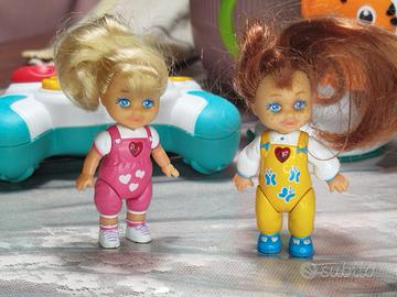COPPIA BAMBOLE VINTAGE ANNI 90 GIOCHI PREZIOSI