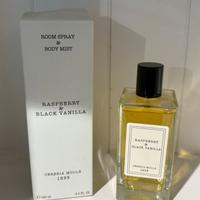 Profumo ler ambienti a raspberry e  black vanilla