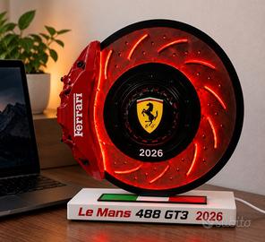 Lampada LED RGB Ferrari 488 GT3 Le Mans 2026 con t