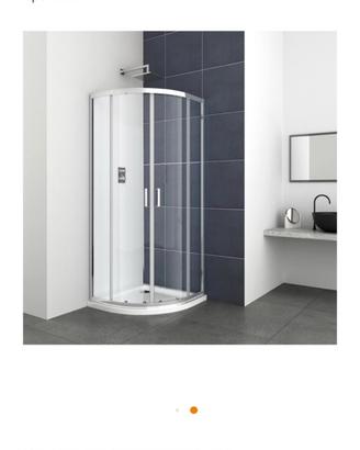 Box doccia quarto di cerchio 77-79 cm