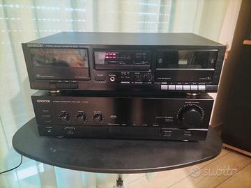 Amplificatore + Piastra Kenwood