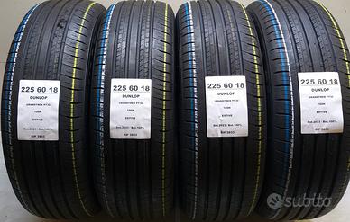 4 GOMME 225 60 18 DUNLOP 100% RIF3933