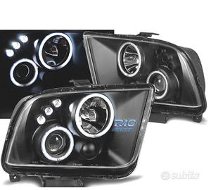 FARI FORD MUSTANG 04-09 ANGEL EYES LED NERI