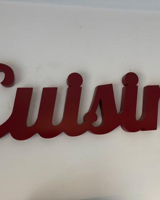 Scritta Cuisine