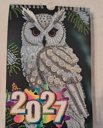 Calendario 2027 decorato a mano Diamon Painting 