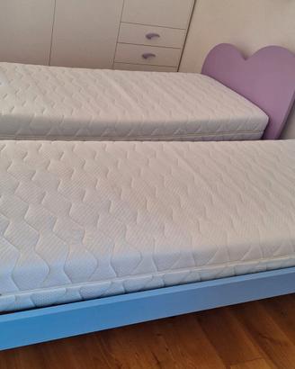 Letto celeste Moretti Compact Roma via della Pisan