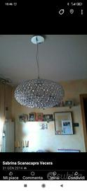 Lampadario moderno cristallo 