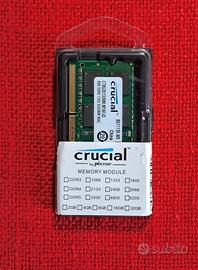 1x 8GB ram DDR3 1333 MHz Crucial