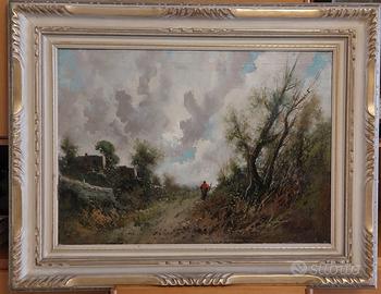 Dipinto olio su tela di Augusto Radice. 