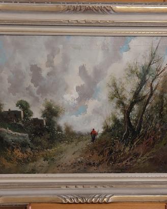 Dipinto olio su tela di Augusto Radice. 