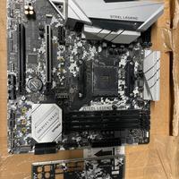 Asrock B450 Steel Legend AM4 Micro Atx Motherboard