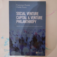 Social venture capital & venture philantropy
