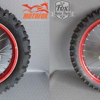 COPPIA RUOTE HONDA ENDURO CR CRF 21-18 FINO 2012