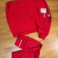 KIT CALCIO ROSSO GIVOVA NUOVO TG. L