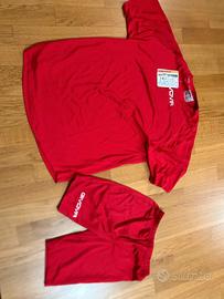 KIT CALCIO ROSSO GIVOVA NUOVO TG. L