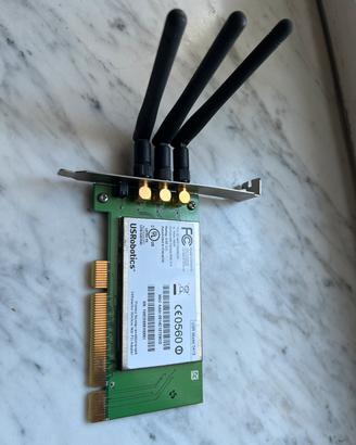 Scheda di rete PCI Wireless USRobotics 5419